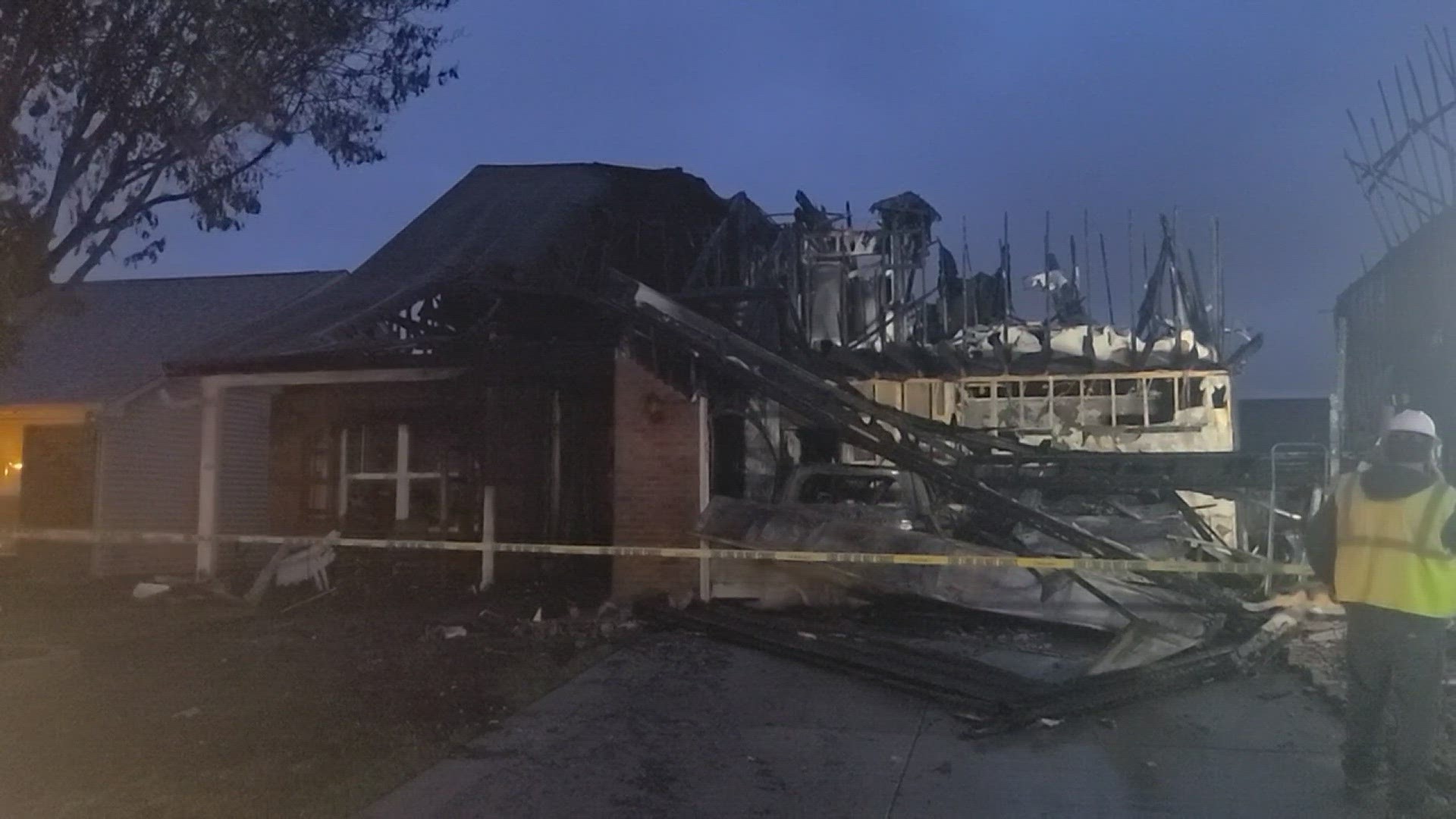 Fire damaged two houses on Wendover Avenue in Westfield early Monday, May 1, 2023.