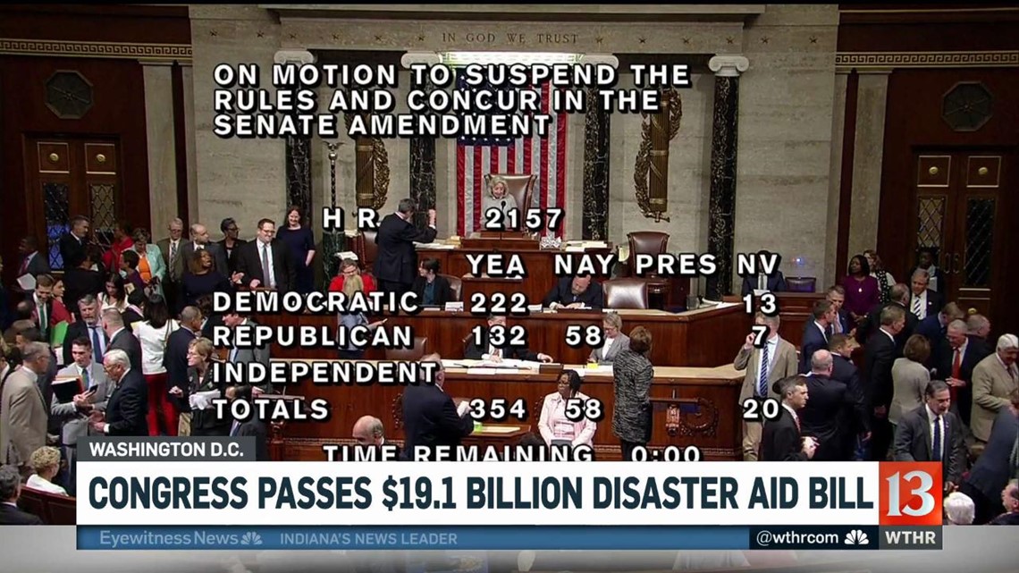 Congress Passes Disaster Bill