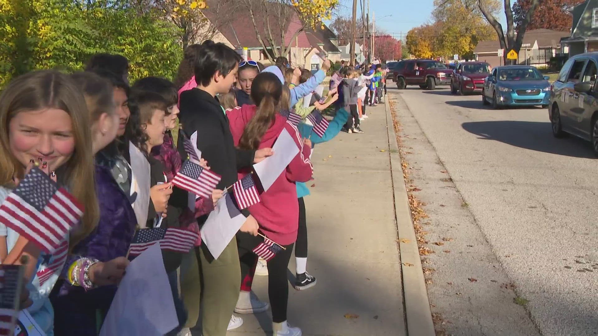 The Speedway school district planned a series of events thanking veterans for their service on Friday.