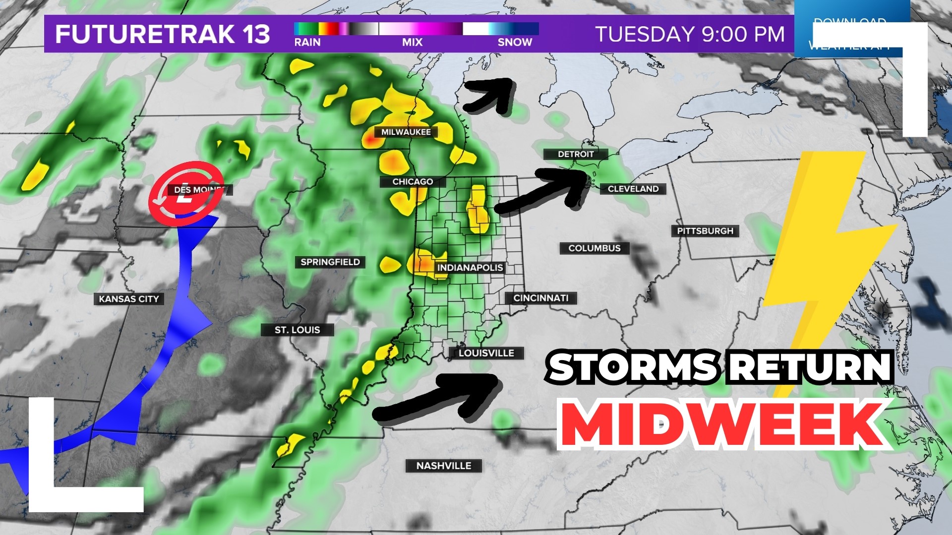 Mid-April may bring more rain and severe storms to Indiana | wthr.com