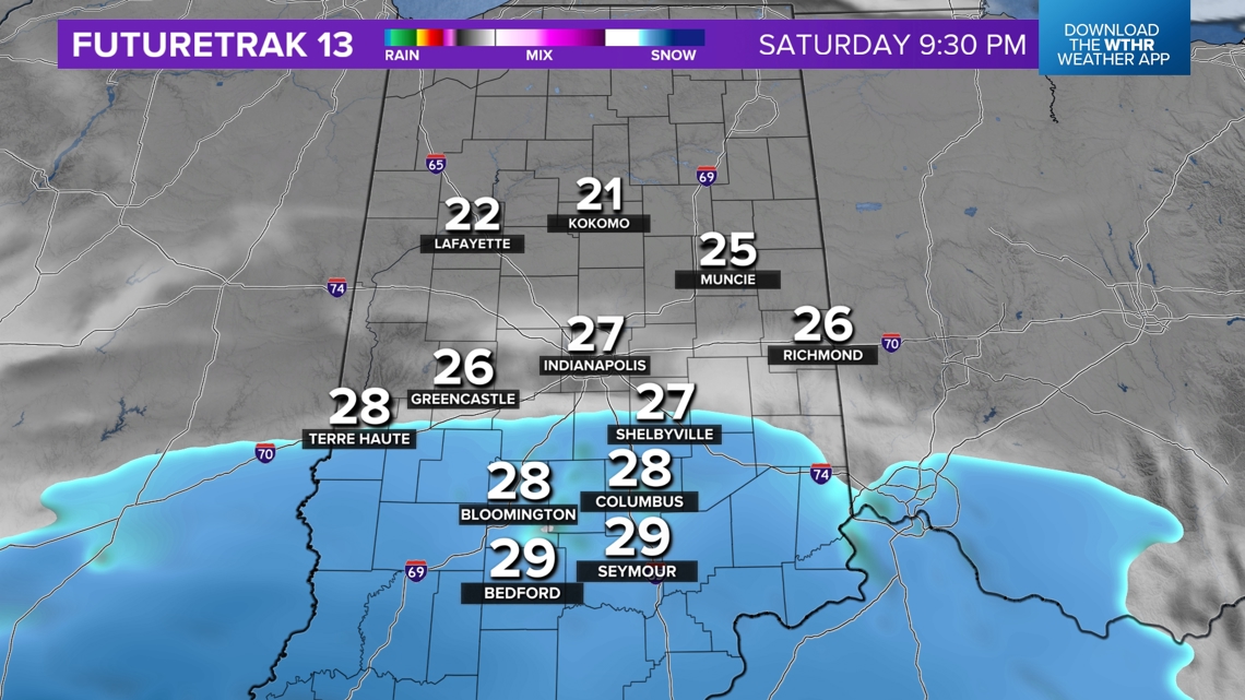 Another round of snow expected to hit central Indiana tonight | wthr.com