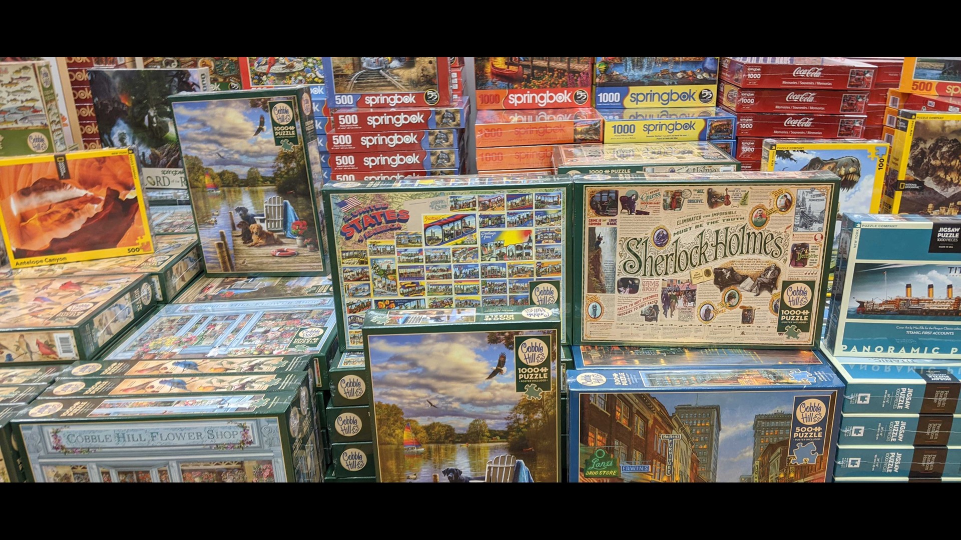 Local game store stocks nearly 1,000 puzzles to sell