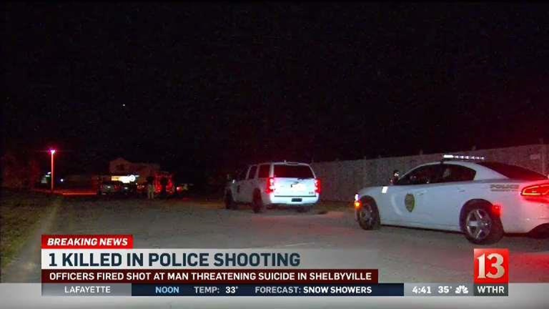 Man dead after shooting involving police in Shelbyville | wthr.com