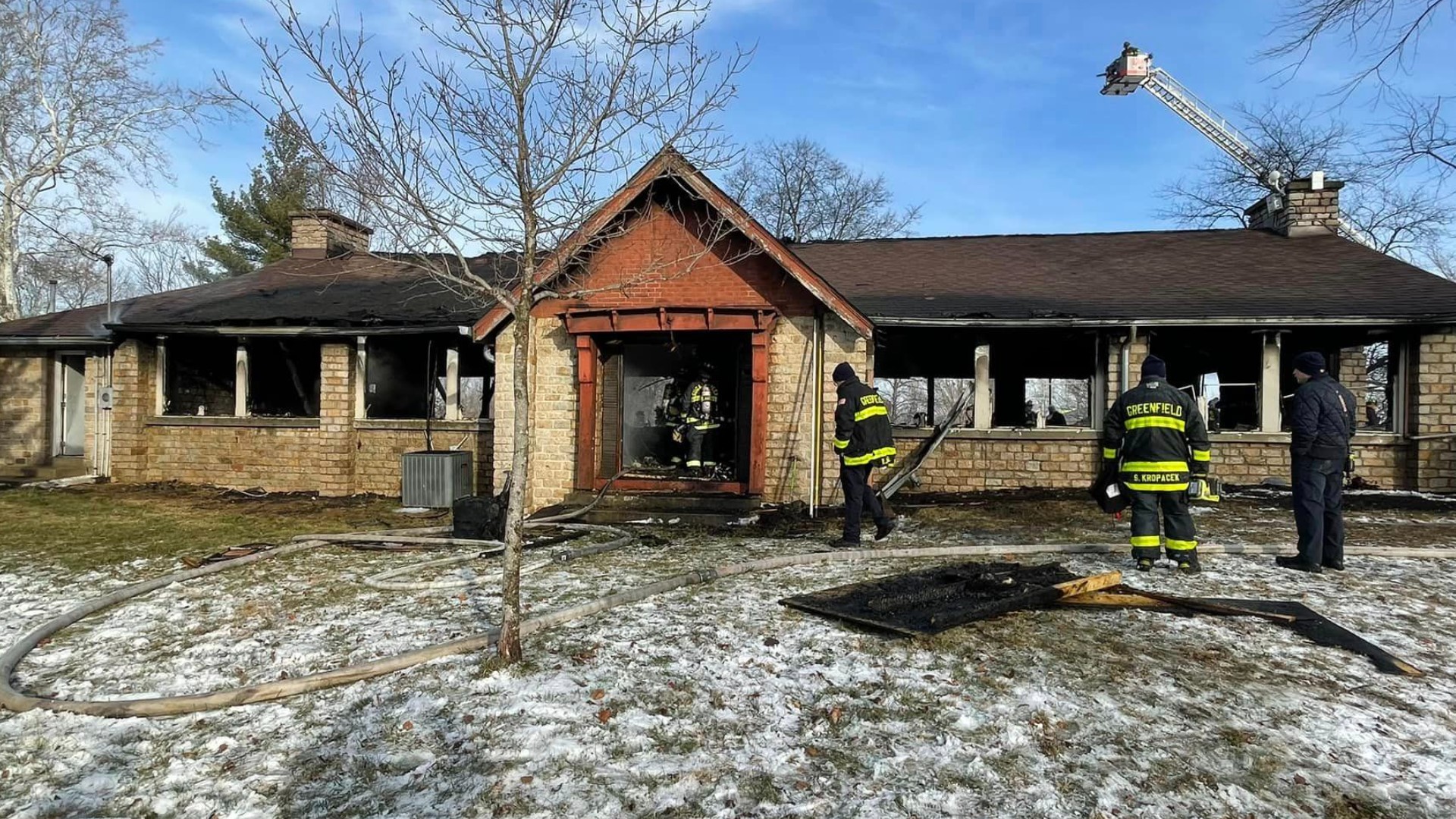 Police said the fire Wednesday morning damaged a lot of the building, but thankfully, nobody was injured in the incident.