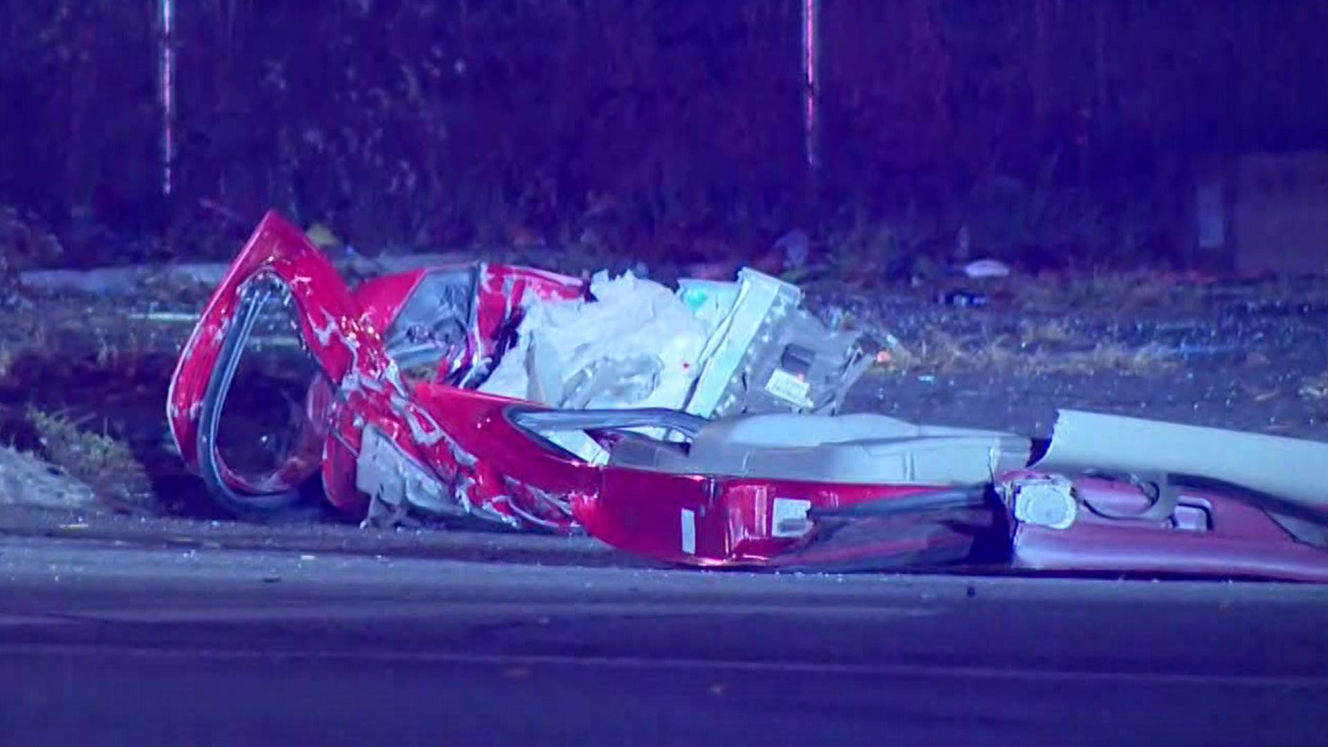 23-year-old driver dead, passenger seriously injured after car crashes ...