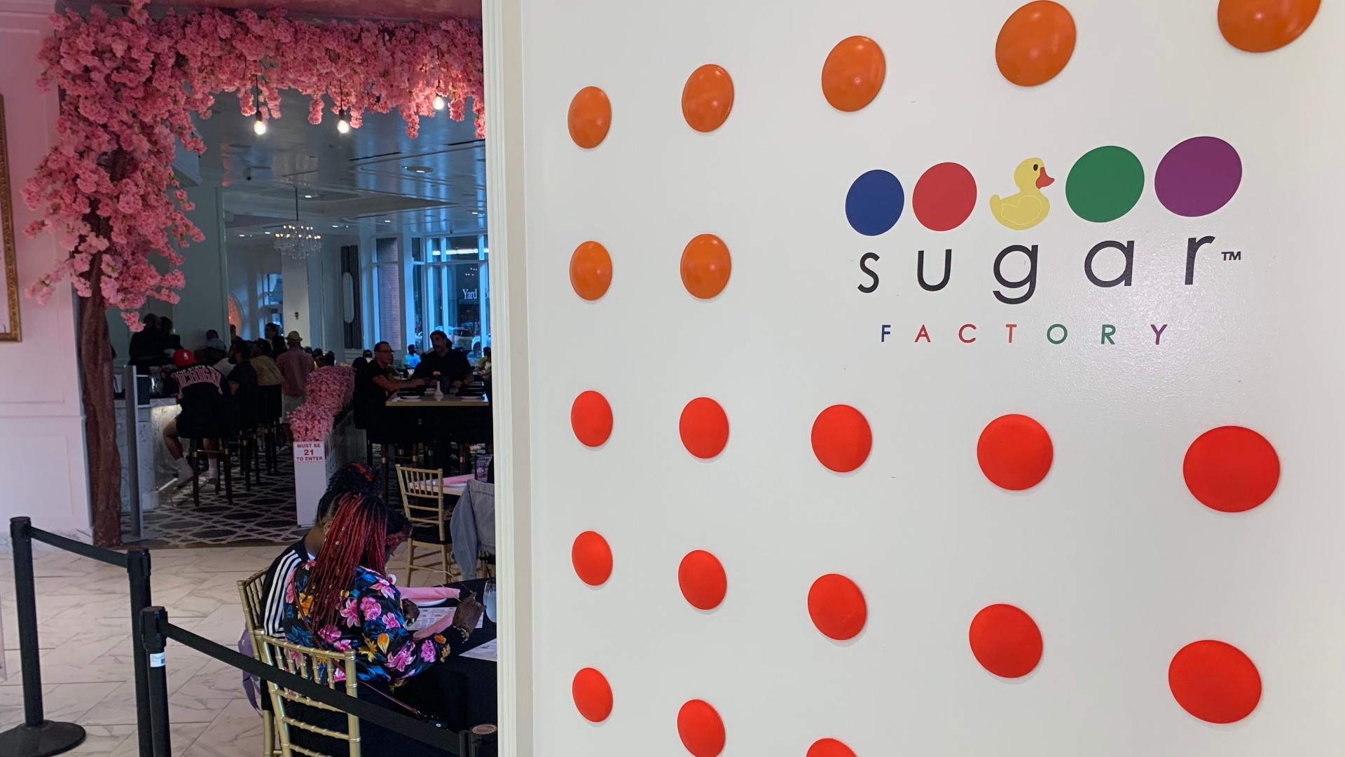 Inside the Sugar Factory in downtown Indianapolis