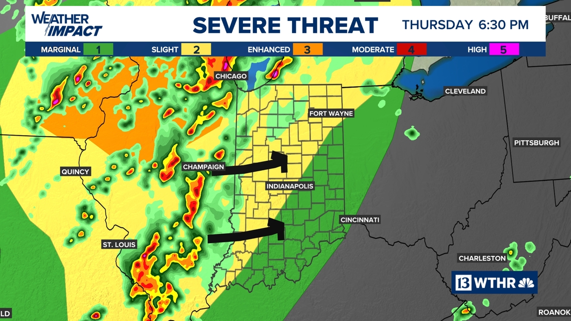 Line of gusty storms later today may become severe | 13Weather Blog