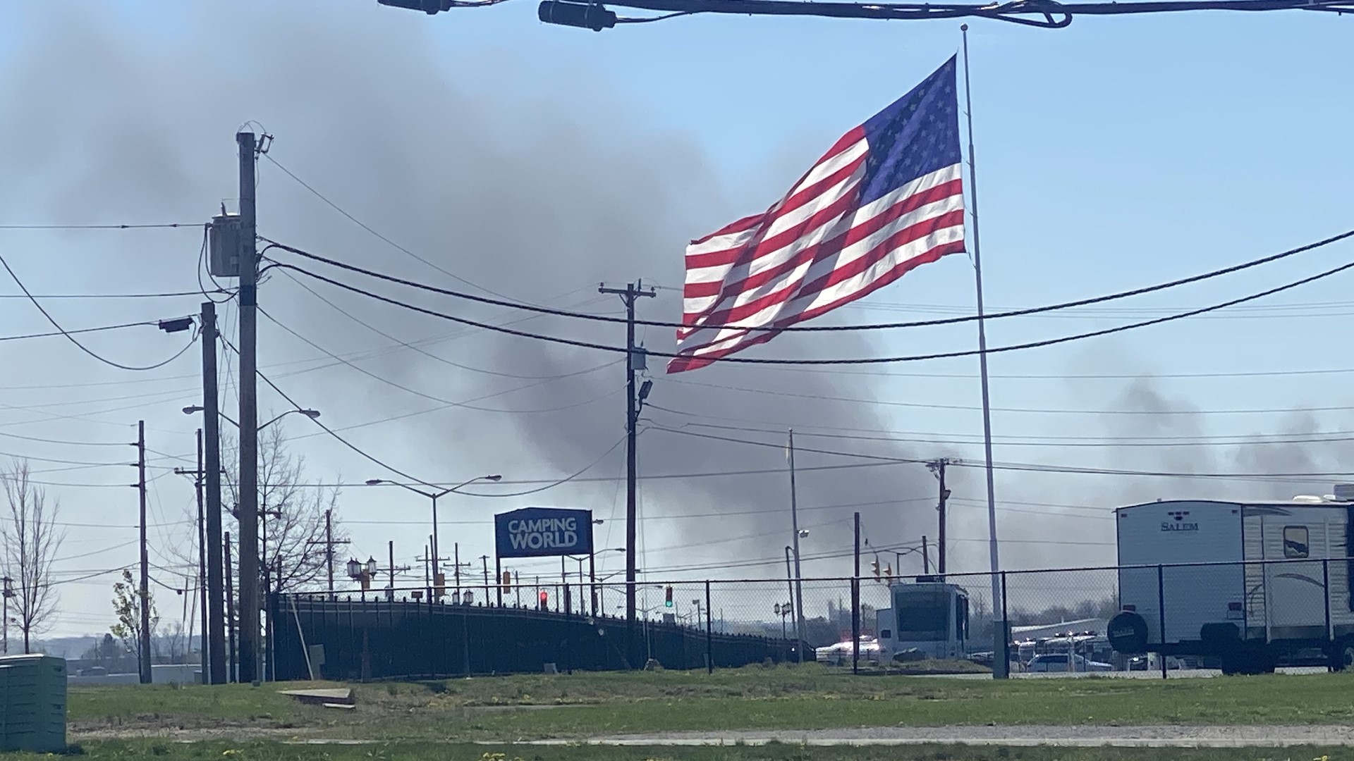 Thousands evacuated by Richmond plastics recycling plant fire