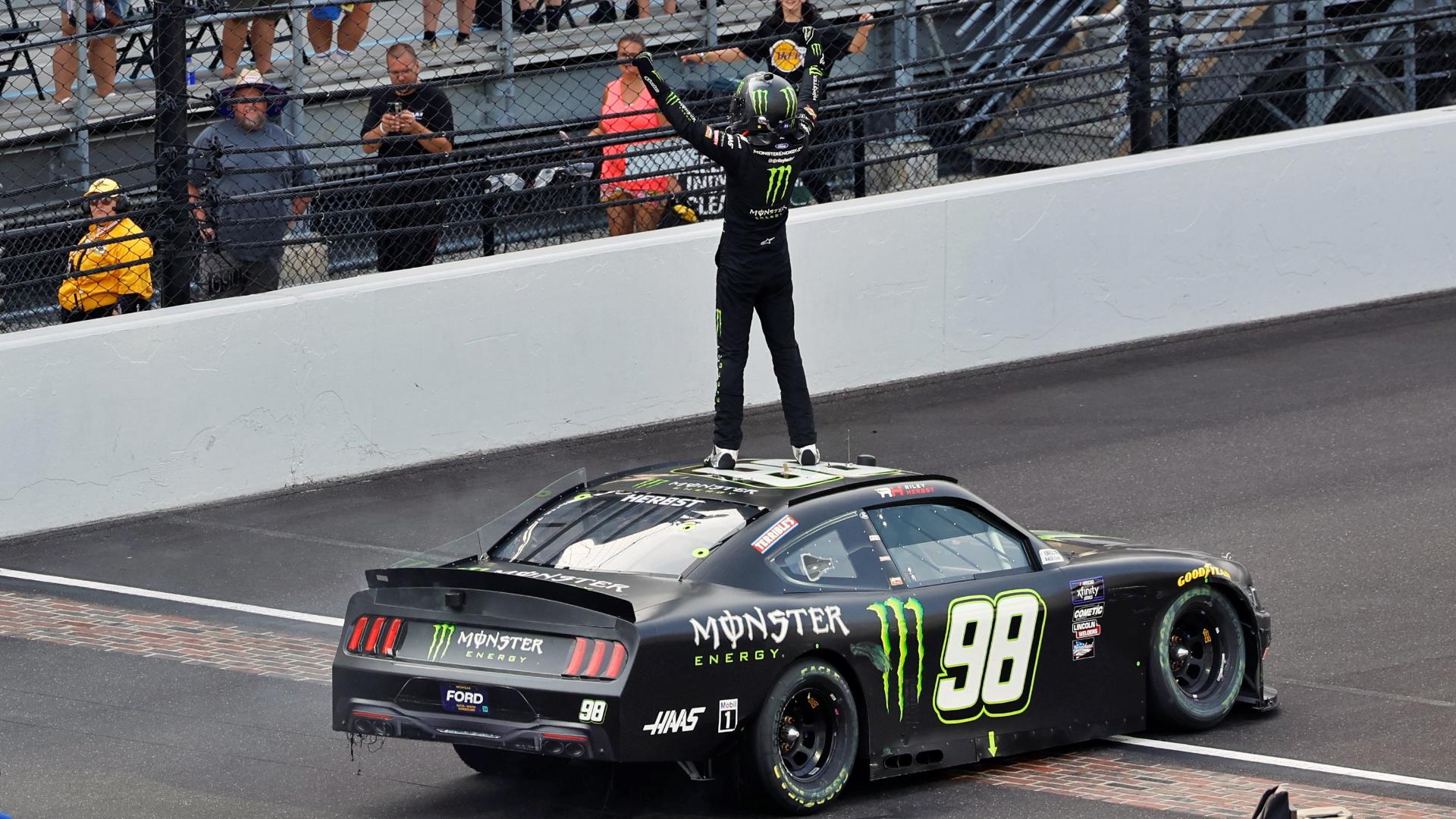 Riley Herbst wins NASCAR Xfinity Series race at Indianapolis | wthr.com