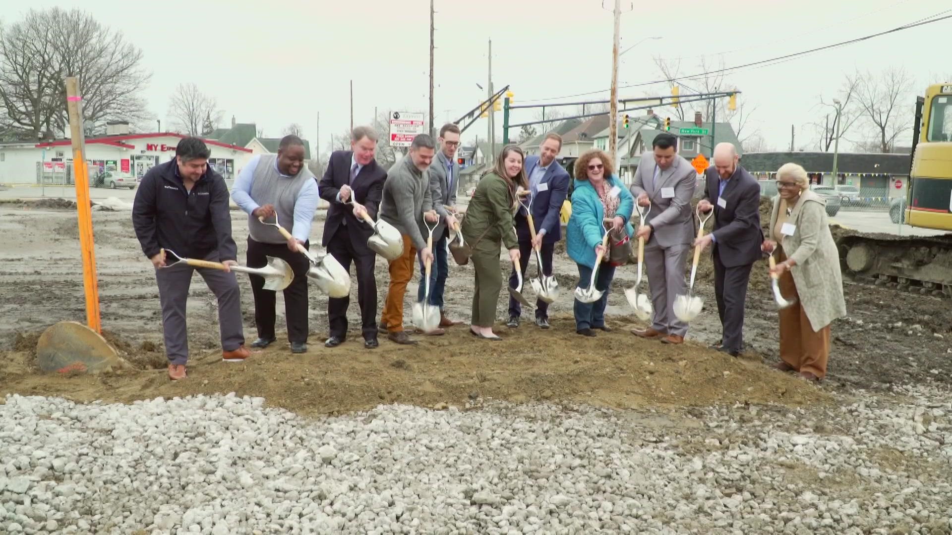 The grant will help build the project at Rural & New York streets.