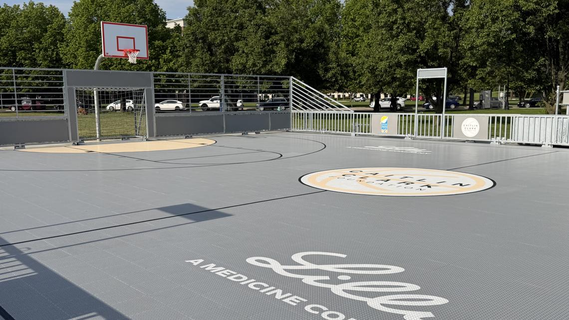 Caitlin Clark Foundation, Eli Lilly teaming up to bring 3 new basketball courts to Indianapolis