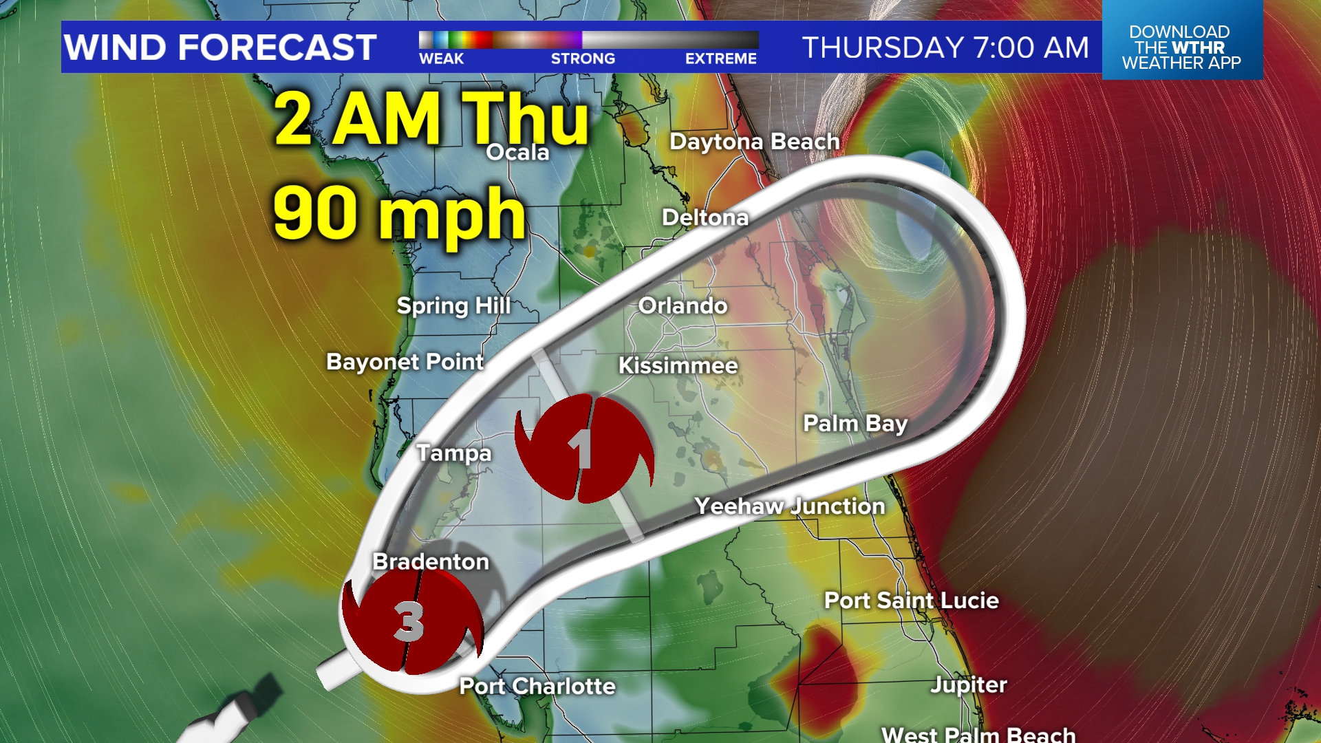 Hurricane Milton now a Category 5 hurricane | wthr.com