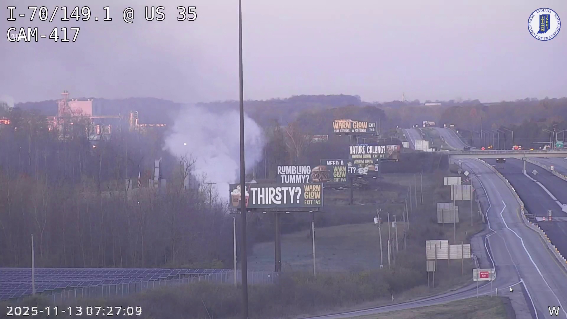 I-70 reopens near Richmond after oil tanker fire off interstate | wthr.com