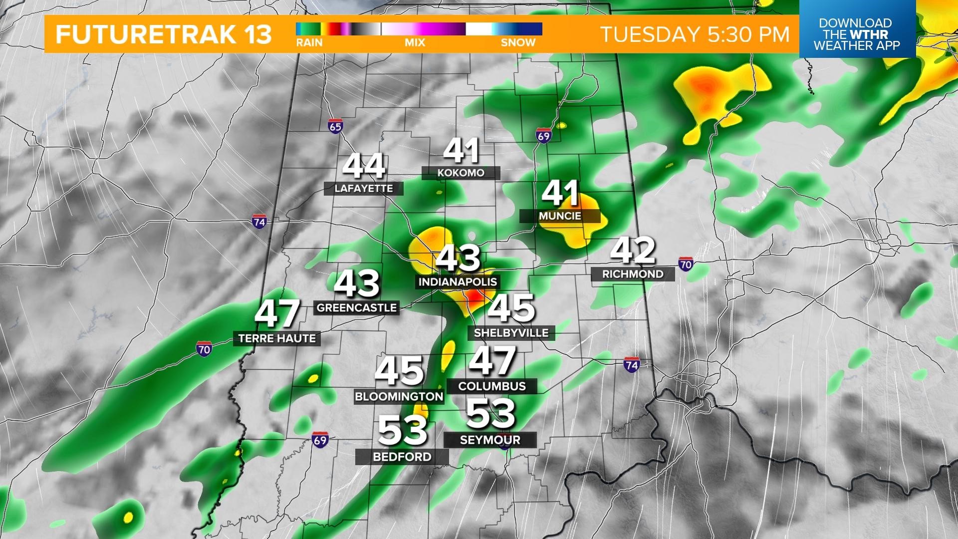 Live Doppler 13 Weather Blog: Multiple rounds of rain ahead | wthr.com