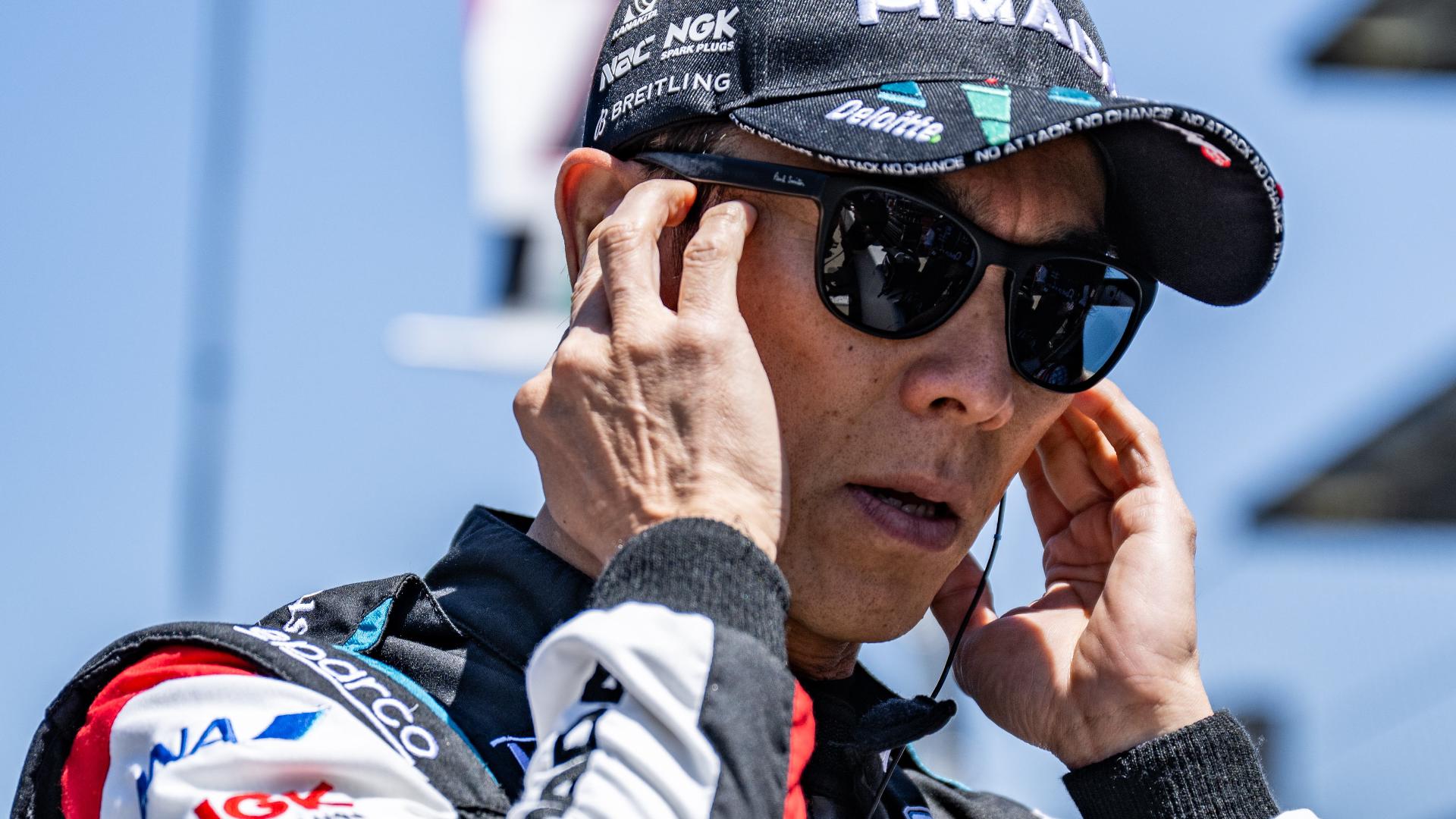 Takuma Sato will start 2nd in row 1 in today's Indy 500 race.