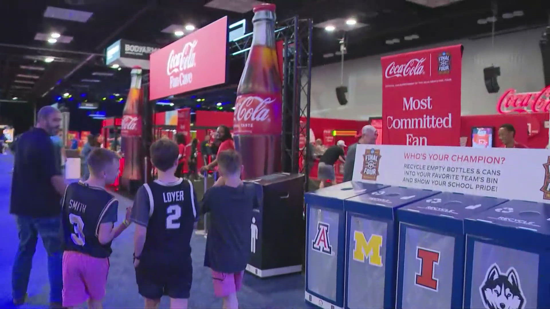 Fan Fest underway inside Indiana Convention Center on Final Four