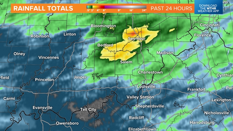 How much did Indiana pick up from rain and storms last night? | wthr.com