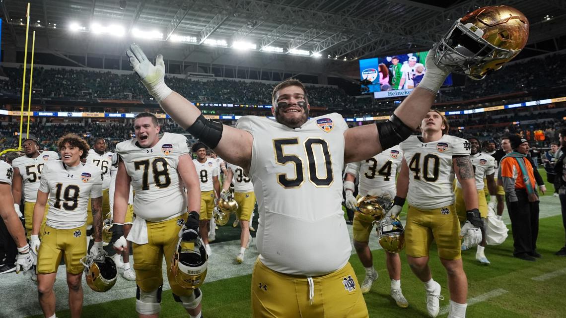 The College Football Playoff championship game is set: Notre Dame vs. Ohio State