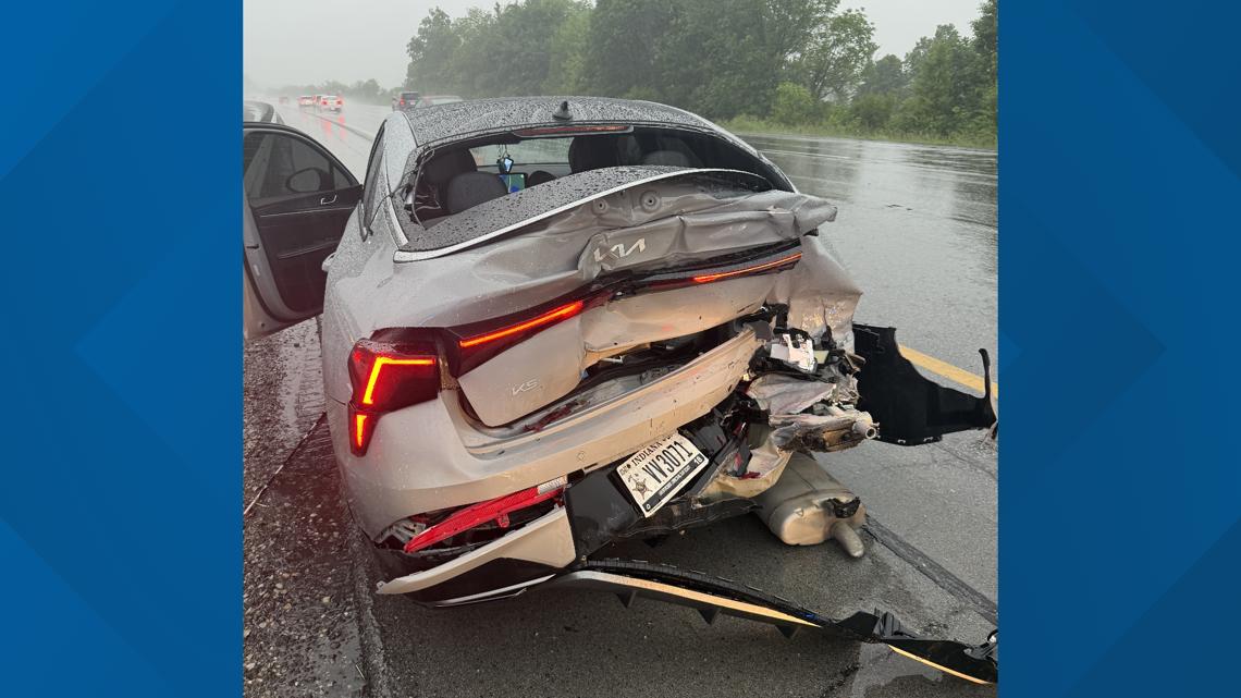 'I think that accountability is necessary' | Woman looking for driver that rear-ended her in I-69 crash
