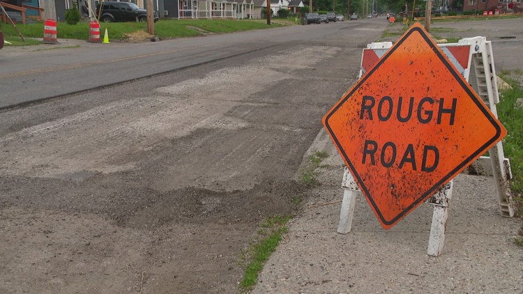 ‘No one knows anything’ | Near north Indy residents frustrated after street left in disrepair by city