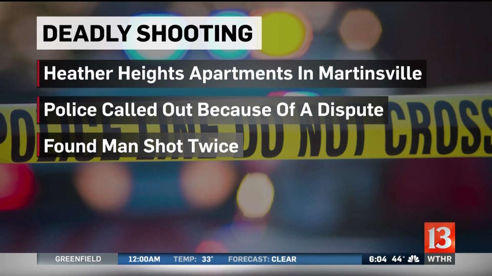 Martinsville police investigate deadly shooting at apartment complex