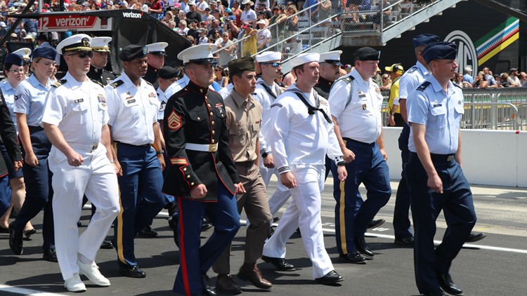 GALLERY: Military honored at Indianapolis 500