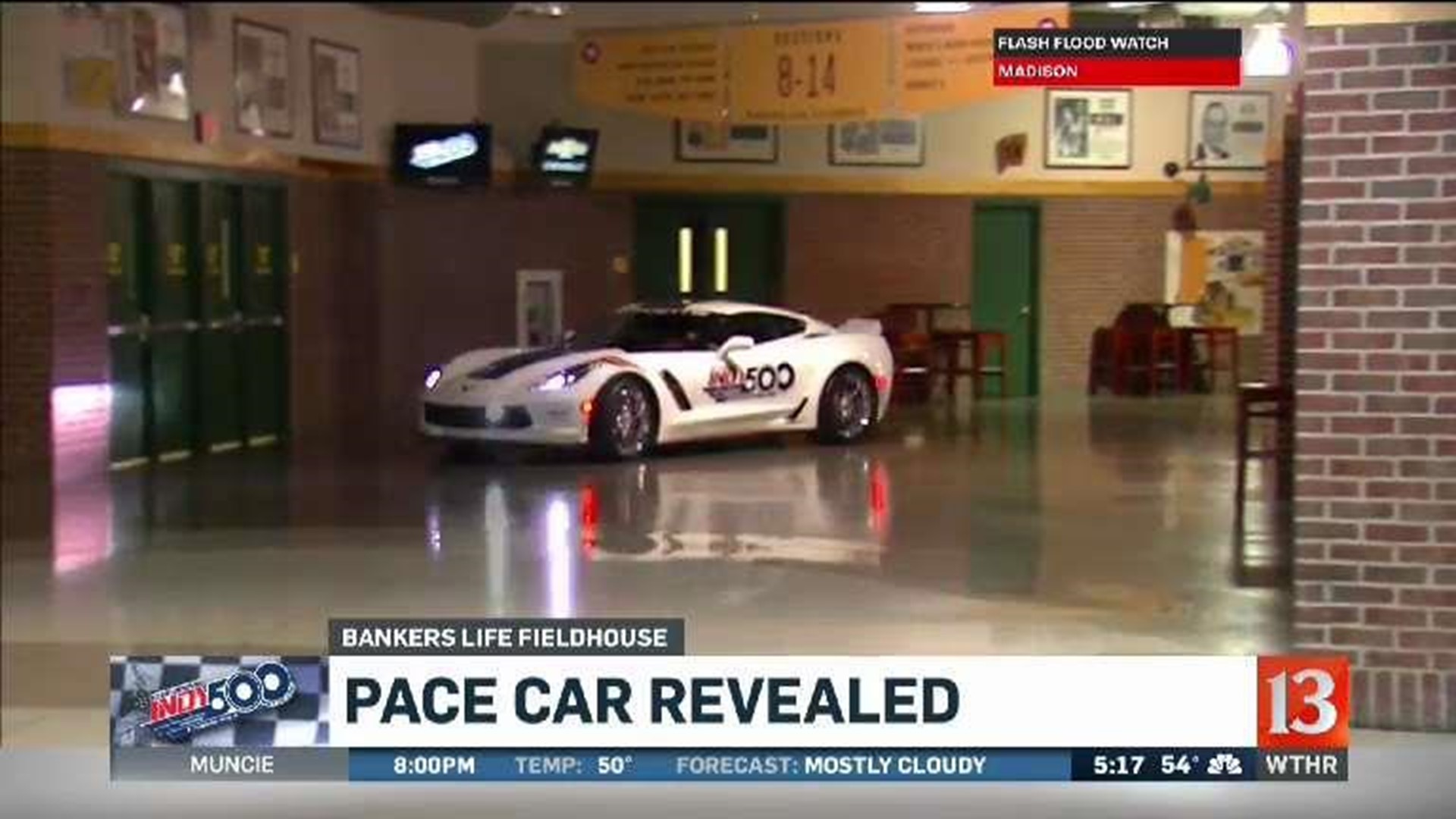 Ims Unveils Corvette As Pace Car For 17 Indy 500 Wthr Com