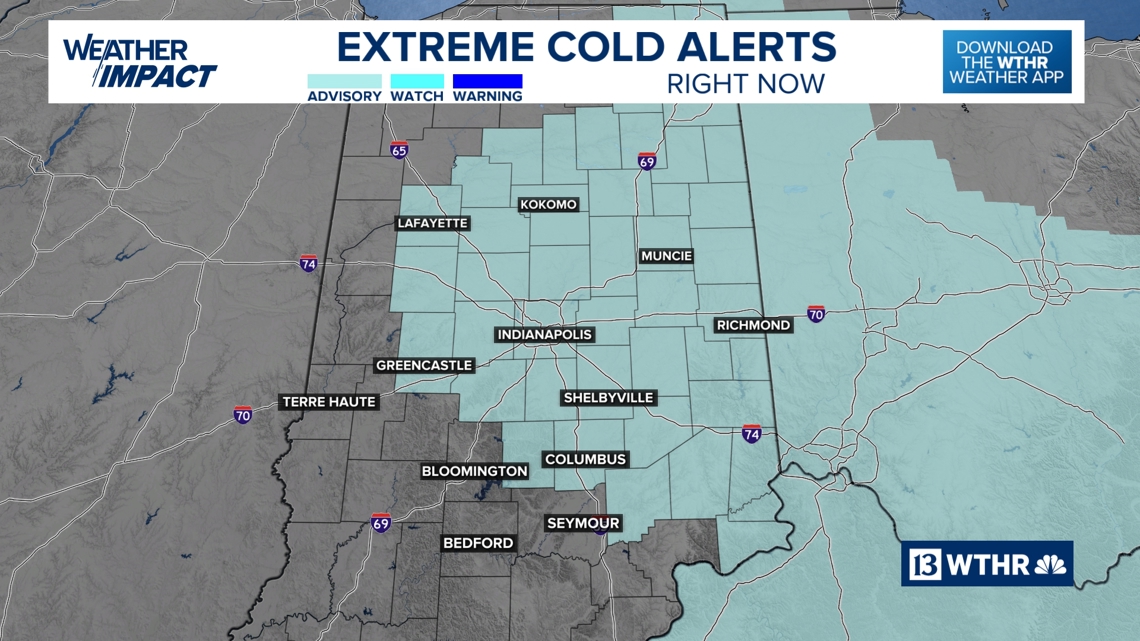 Bitter cold sticking around across Indiana | 13Weather Blog