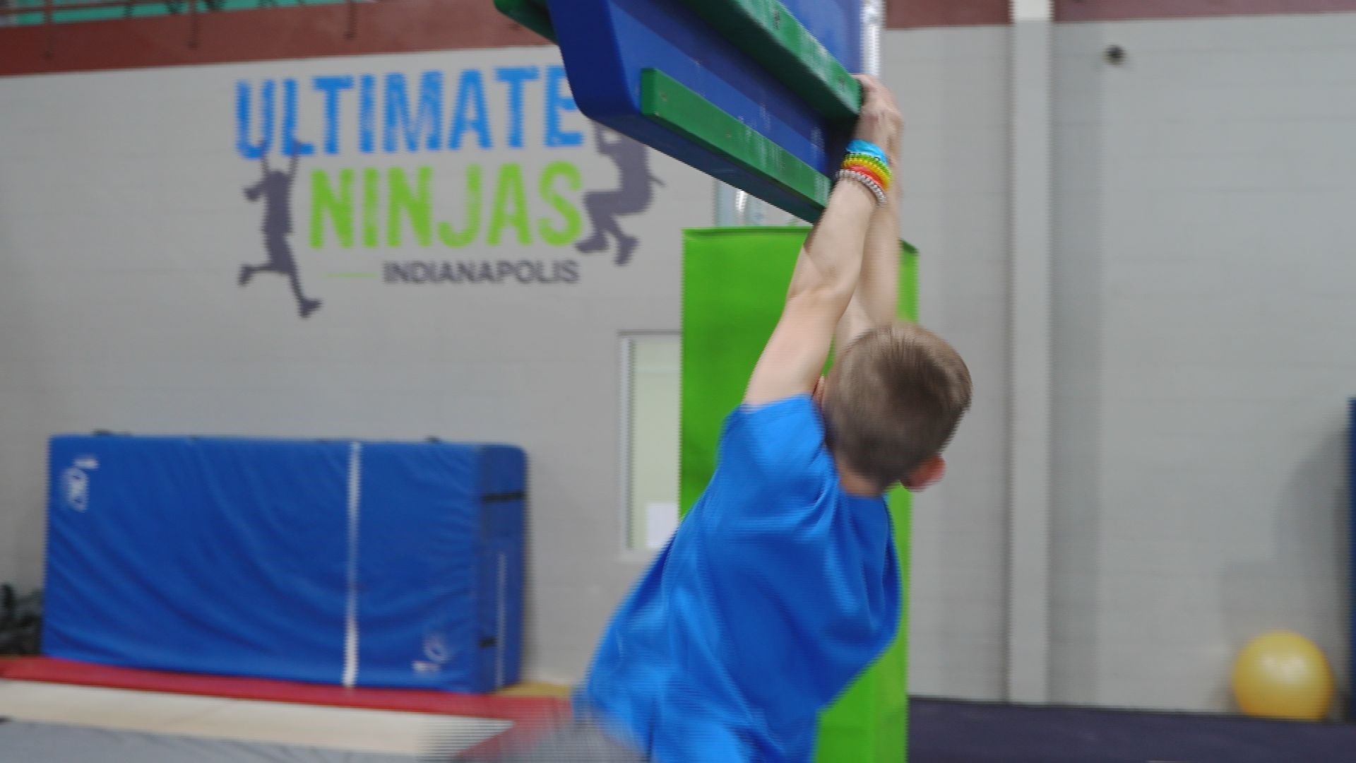 The gym is made for people who are training to appear on American Ninja Warrior but will also host camps, classes and birthday parties for kids.