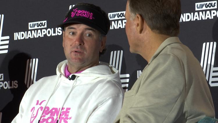 Bubba Watson visits Westfield ahead of LIV Golf Indianapolis