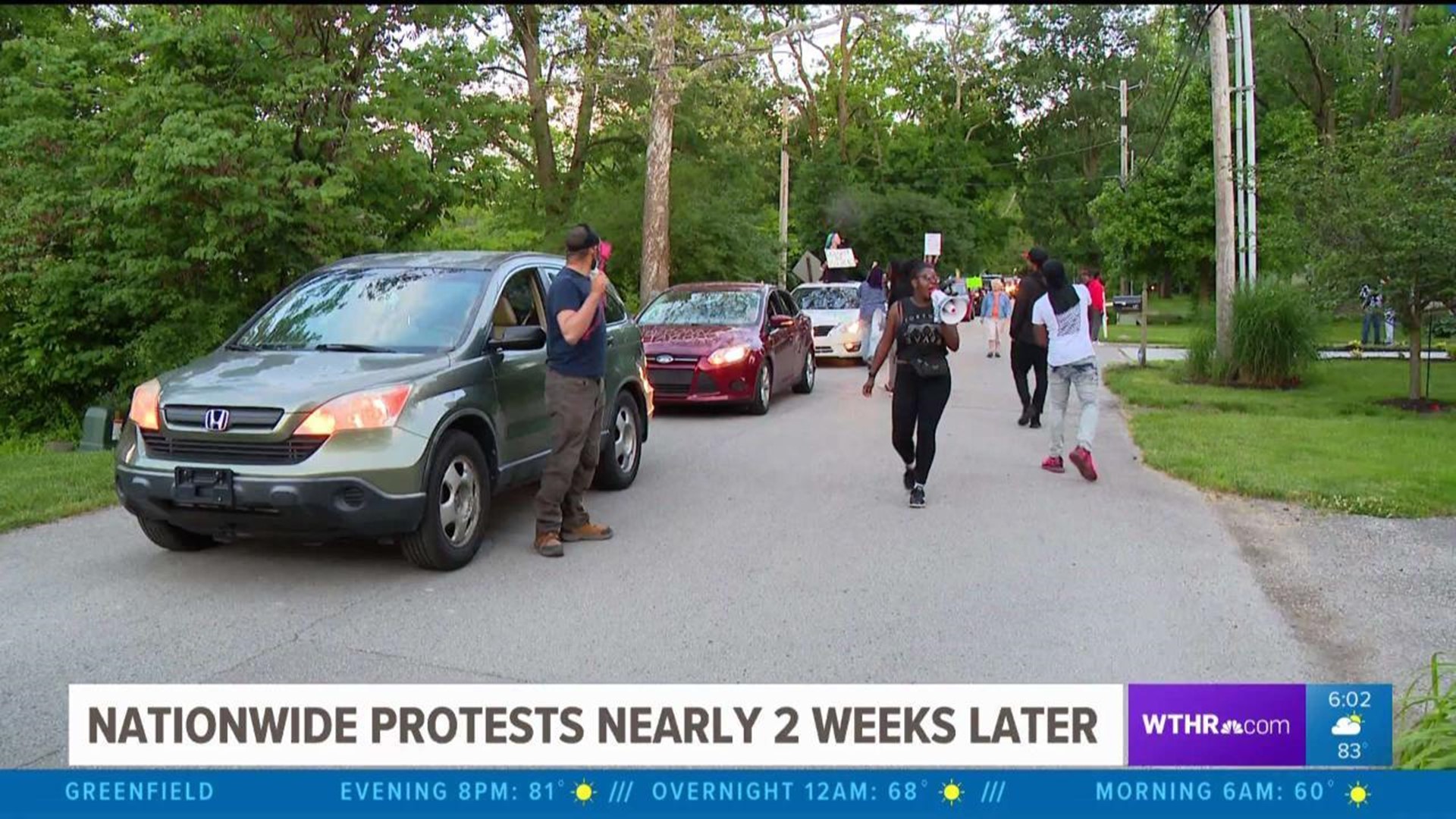 Protest at Mayor Hogsett's house