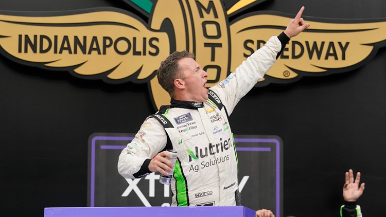 Allmendinger remains king of Indy's road with Xfinity win