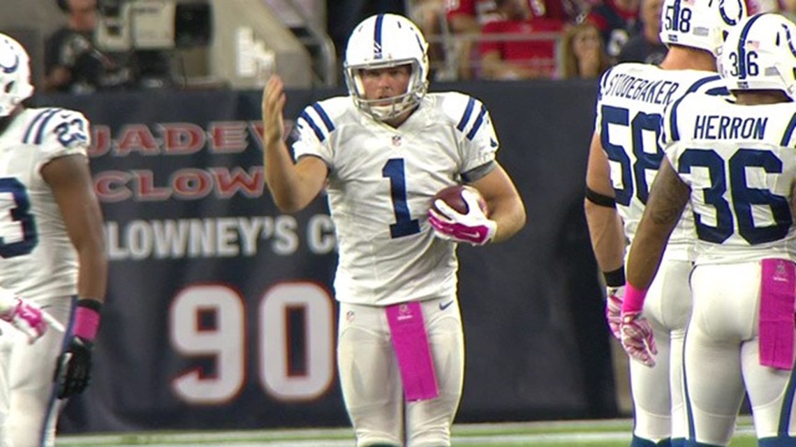 Colts' McAfee recovers his own onside kick