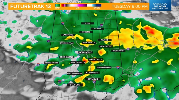 Weather blog: Windy and wet at times on Tuesday | wthr.com