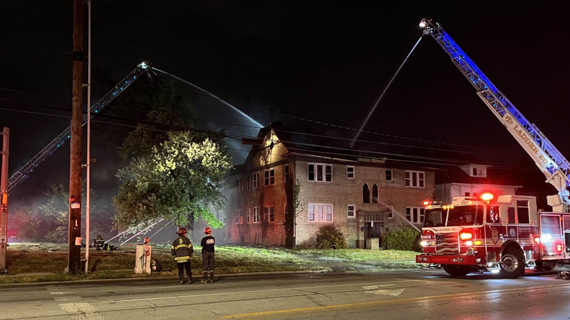 IFD responds building fire on city's east side | wthr.com