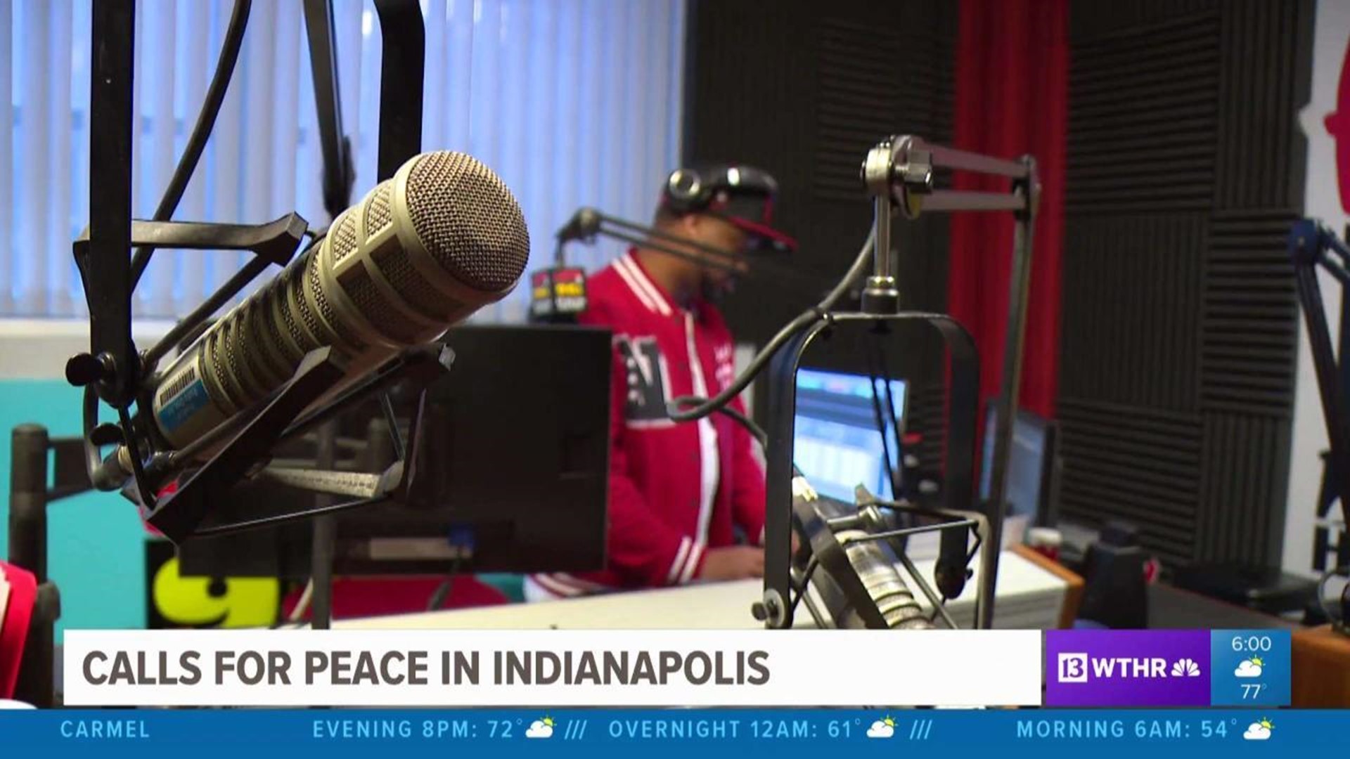 Calls for peace in Indy