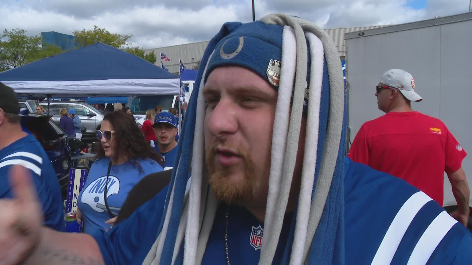 Before the Colts game began, the fan said he predicted the game would come down to three points, and he was right.