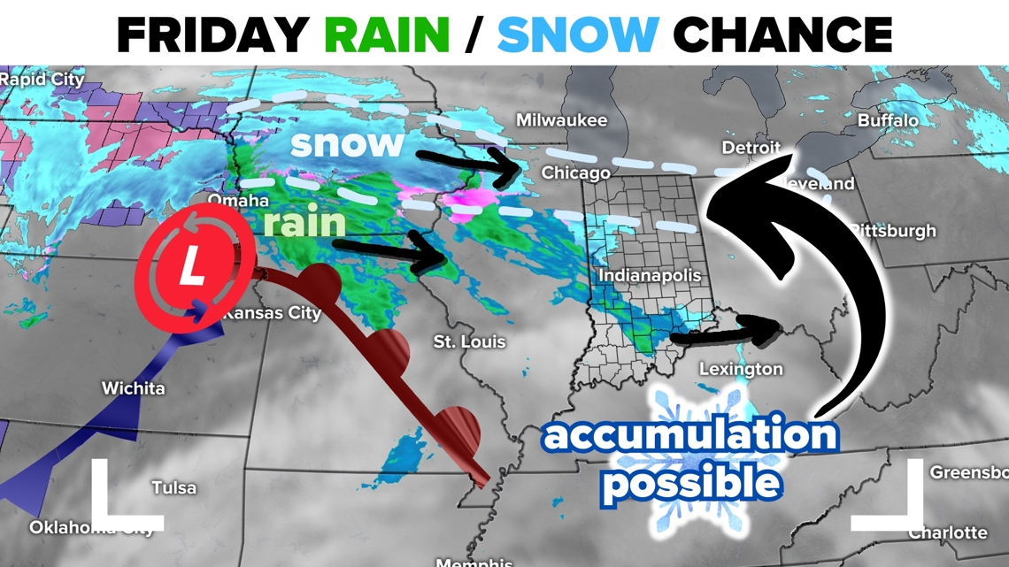 Indiana faces light rain and snow before 70s next week | wthr.com