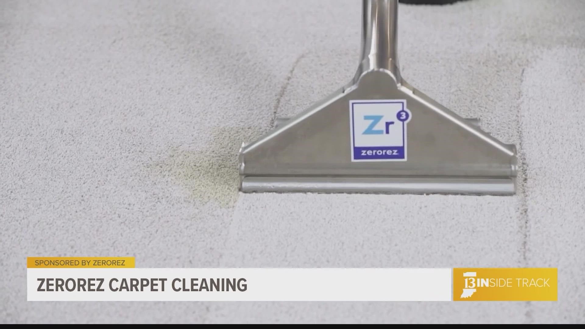 ZeroRez cleans carpet with high-alkaline water – leaving your carpet free of soap and detergent residue.
