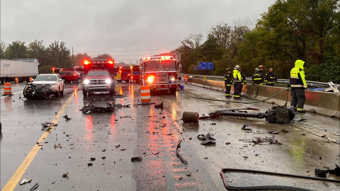 Deadly semi crash closes I70 near Plainfield