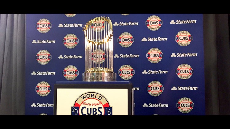 Chicago Cubs World Series trophy to visit South Bend