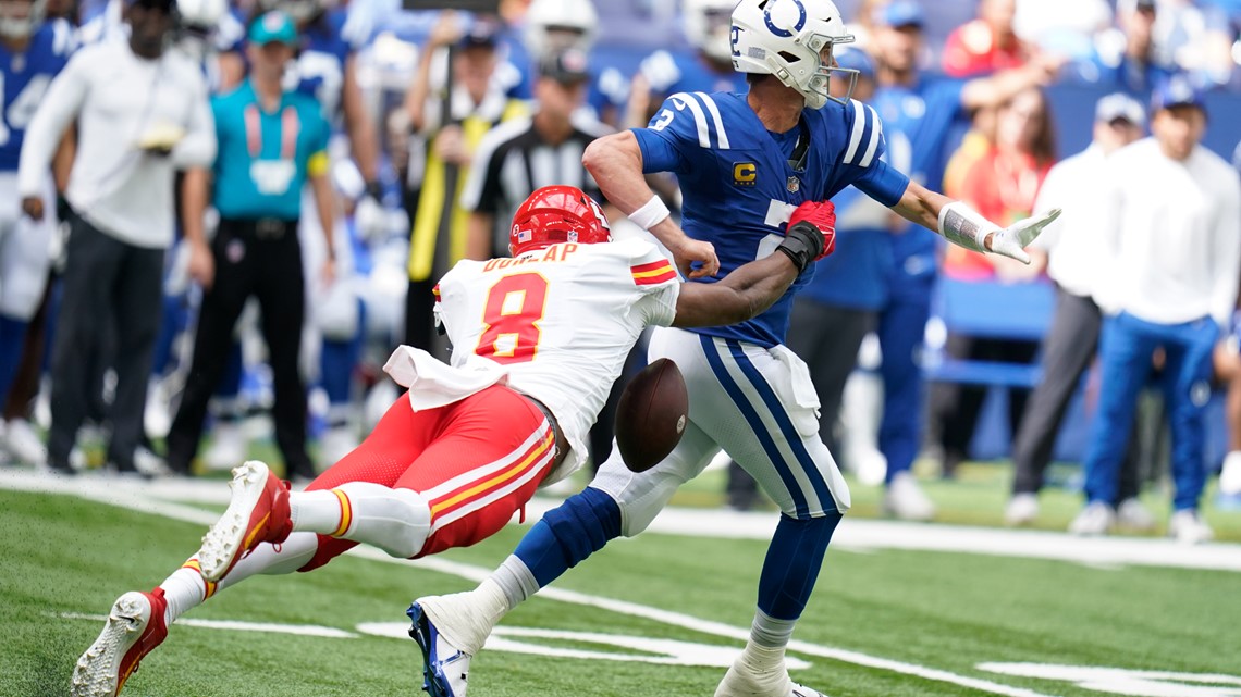 Rookie Woods lives a dream with game-winning TD as Colts stun Chiefs, Colts