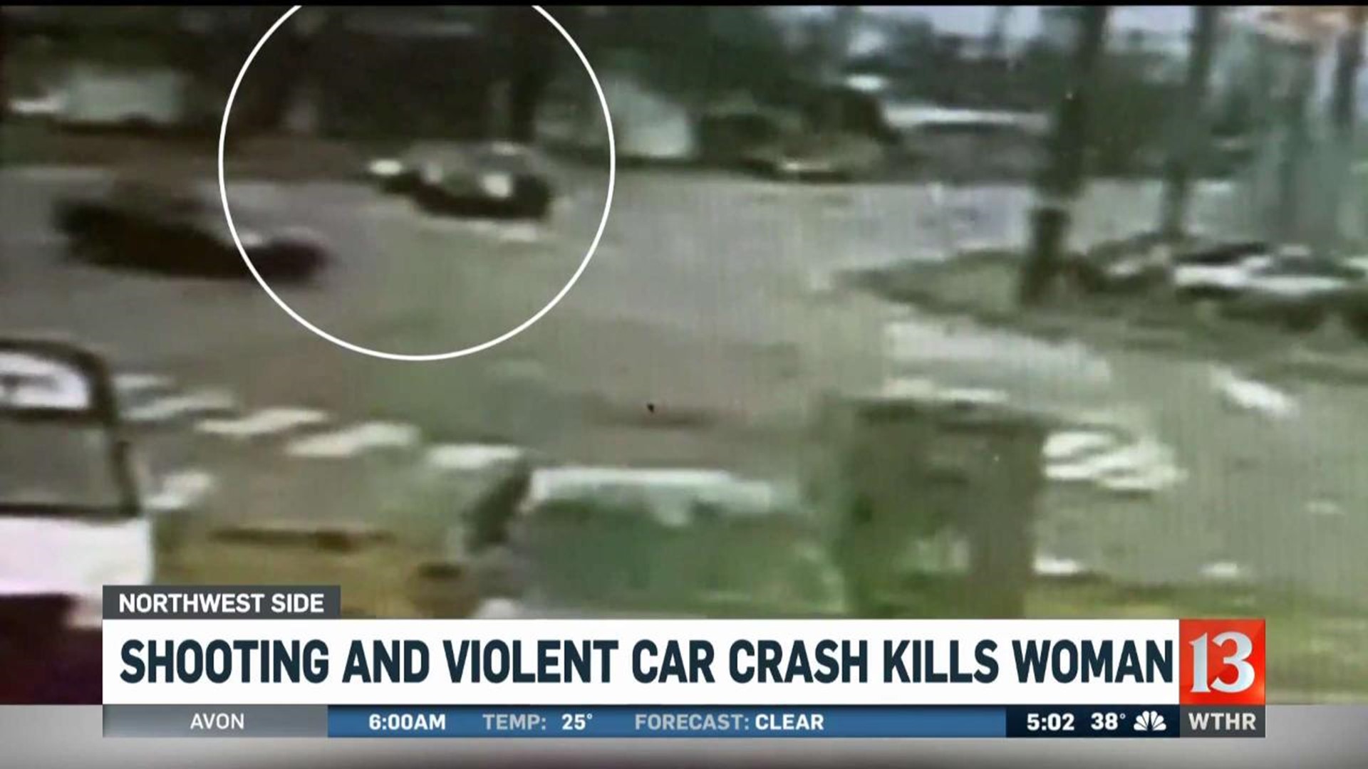 Woman dead after shooting, crash on near northwest side