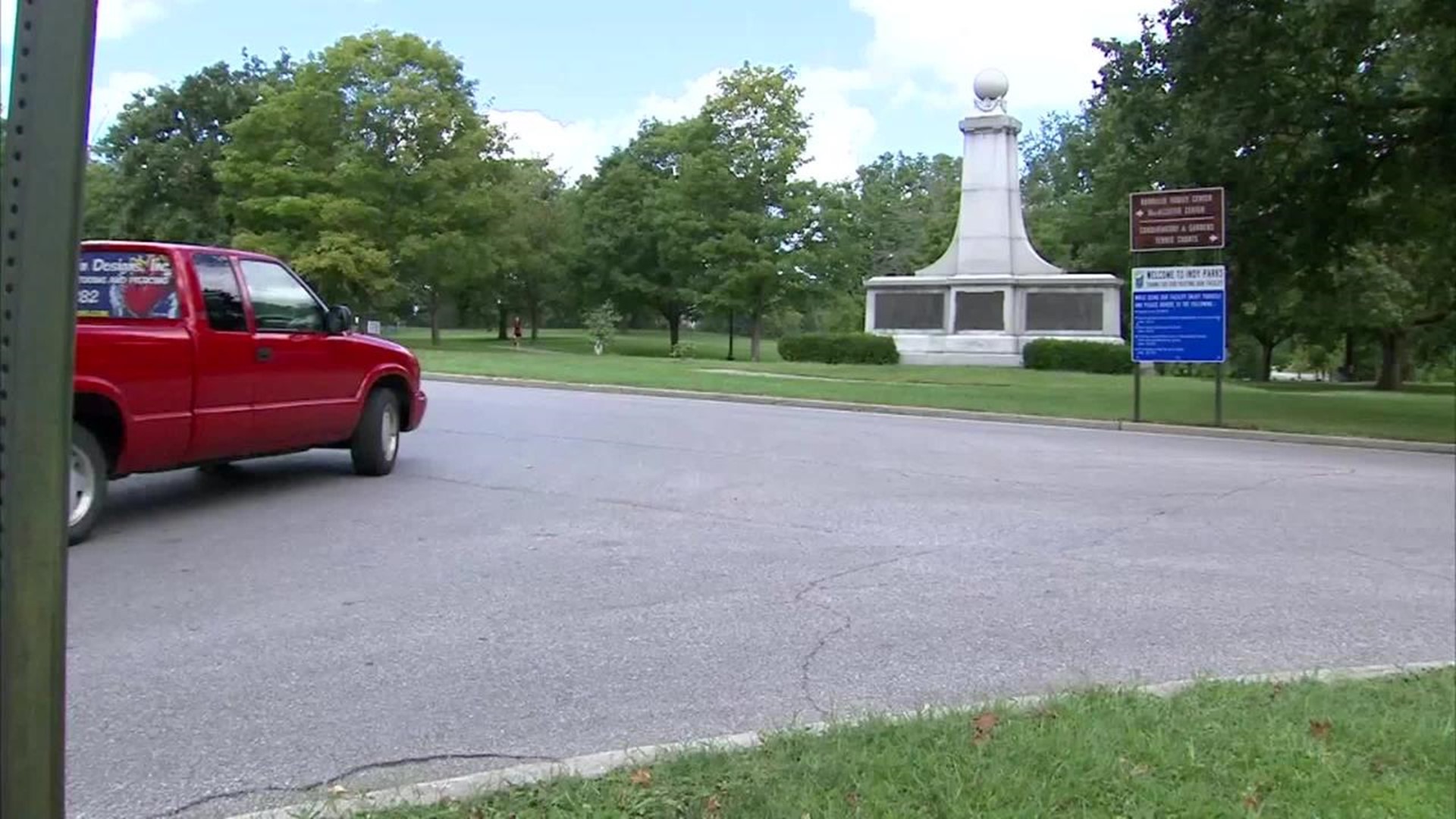 Garfield Park Confederate monument