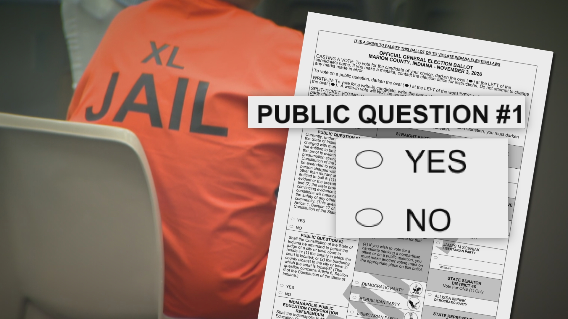 Public Question 1: Indiana voters asked to weigh bail reform | wthr.com