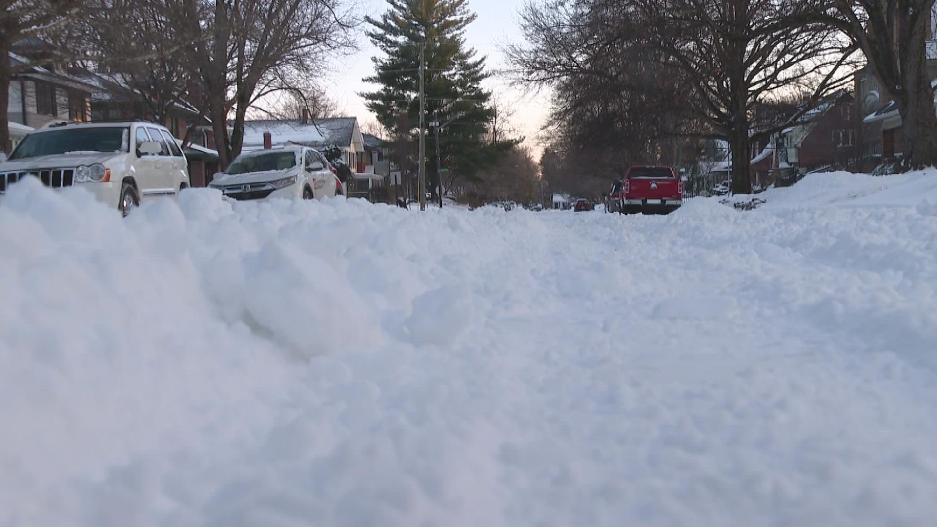 Indiana is dealing with sub-freezing temperatures Saturday while plow crews work to clear snow.