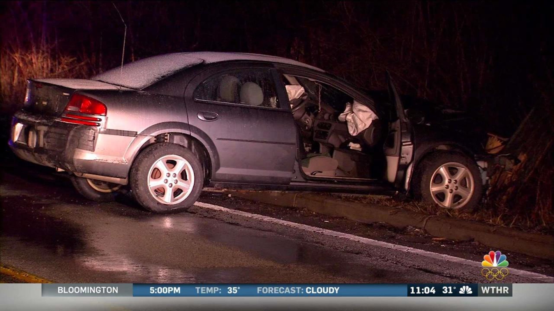 Woman dead after one-car crash on Arlington Ave. | wthr.com