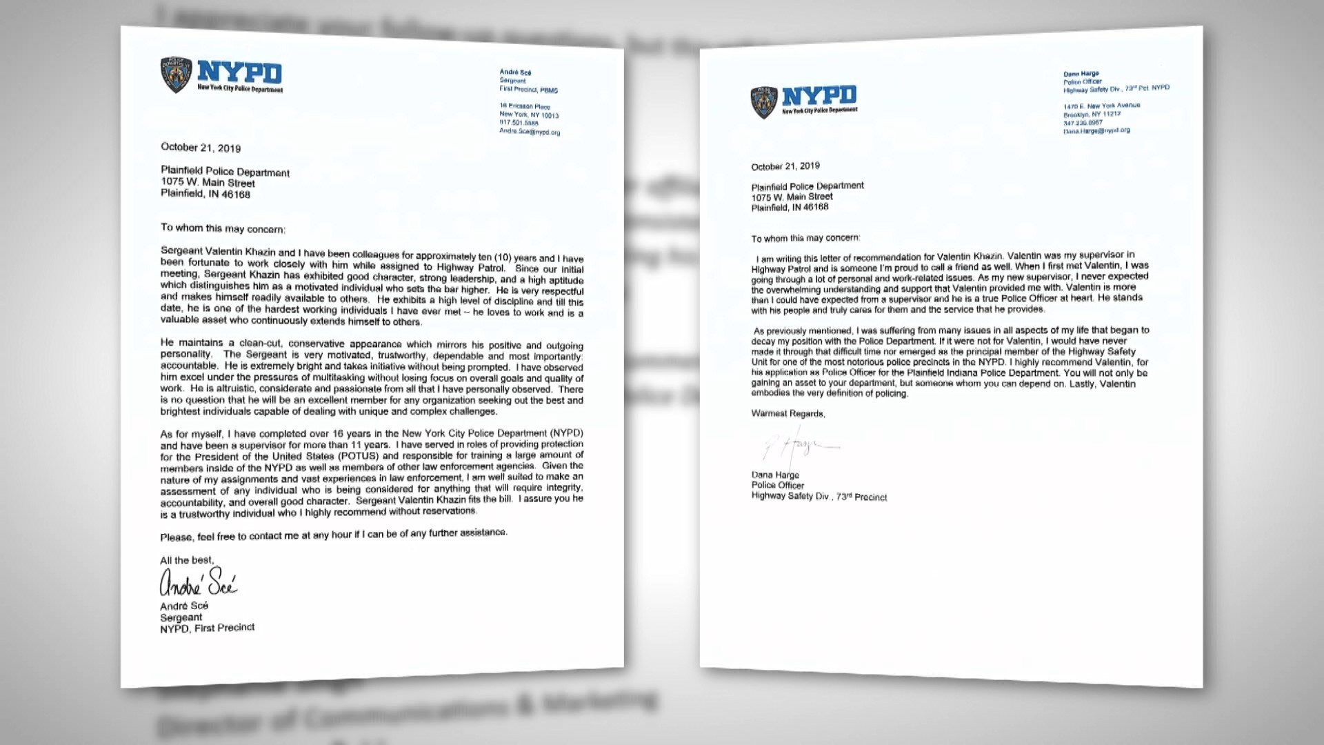 Documents show former Plainfield officer decertified in NY | wthr.com