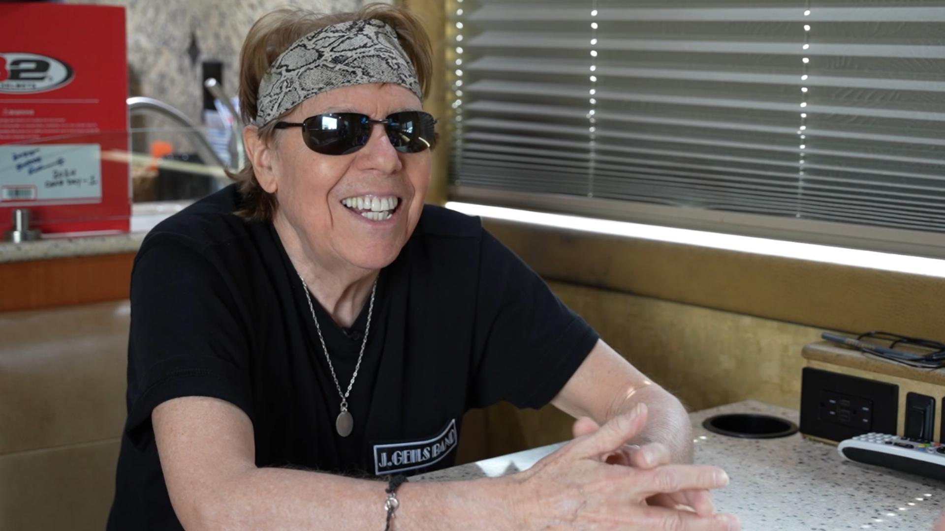 13News anchor Jennie Runevitch interviews George Thorogood before his concert on Carb Day at the Indianapolis Motor Speedway on Friday, May 24, 2024.