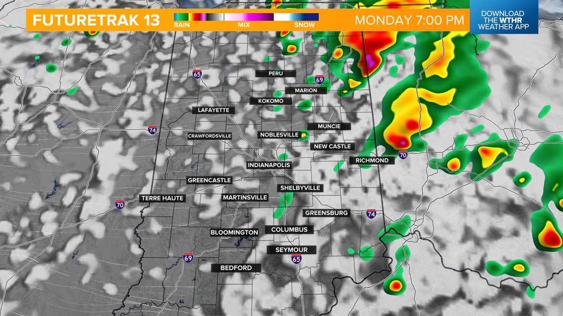 Stormy night ahead through Monday | Live Doppler 13 Weather Blog | wthr.com